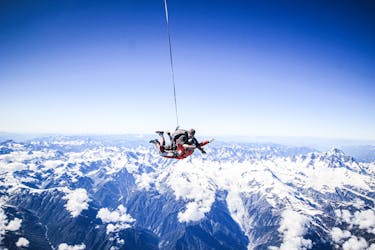 Tandem skydive 18,000ft above Franz Josef and Fox Glaciers